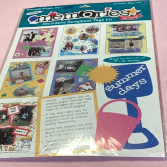 FINAL SALE PRICE Frances Meyer Scrapbooking Supplies Set of 5 - Picture 2 of 4